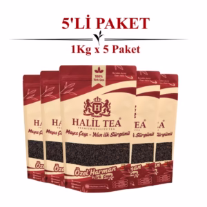Halil Tea Özel Harman Mayıs Çayı 5’li Paket (1 Kg x 5) | Premium Türk Çayı