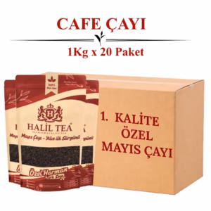 Cafe Çayı 20 KG (1KG x 20 Paket) – 1. Kalite Mayıs Hasat Türk Çayı | Halil Tea