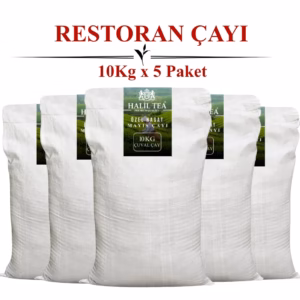 Restoran Çayı 50 KG (10KG x 5 Paket) – 1. Kalite Mayıs Hasat Türk Çayı | Halil Tea