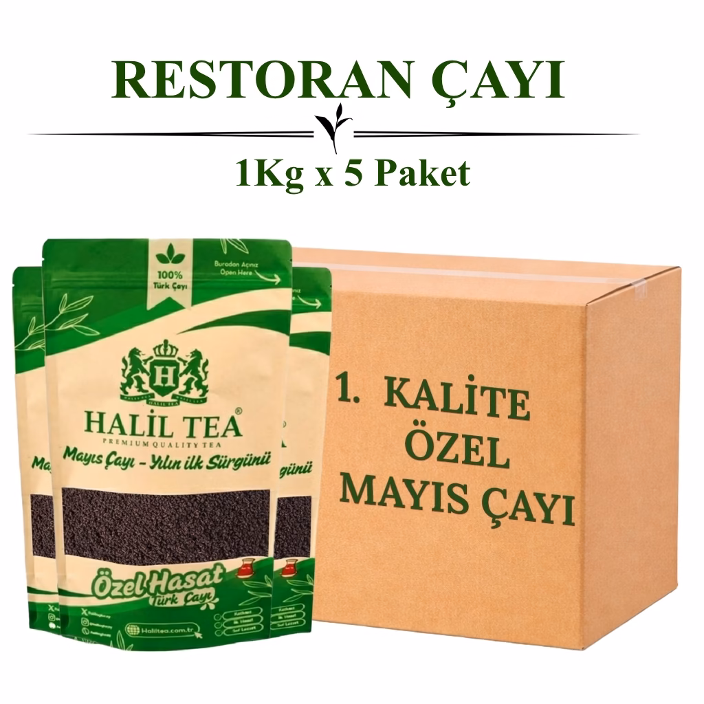 Restoran Çayı 5 KG (1KG x 5 Paket) – Toptan Çay Fiyatları | Halil Tea