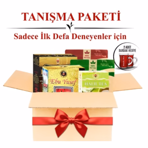 Tanışma Paketi – 1. Kalite Mayıs Çayı & Ceylon Çay Seti + Hediyeli Bardak | Halil Tea