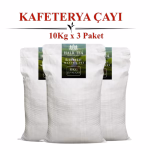 Özel Mayıs Hasat Kafeterya Çayı 30 KG (10KG x 3 Çuval) – Yüksek Extrat Düşük Selüloz | Halil Tea