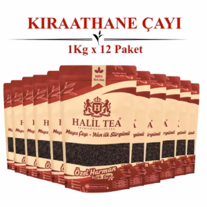 Kıraathane Çayı 12 KG (1KG x 12 Paket) – Toptan Türk Çayı | Halil Tea
